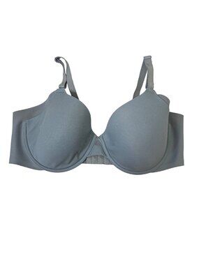 Olga 40C Bra No Side Effects Full Coverage Contour Underwire Pale Blue EUC